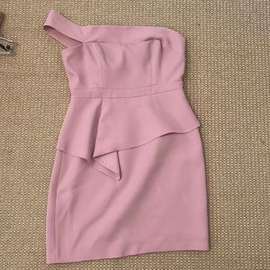 BCBG Cocktail one shoulder dress